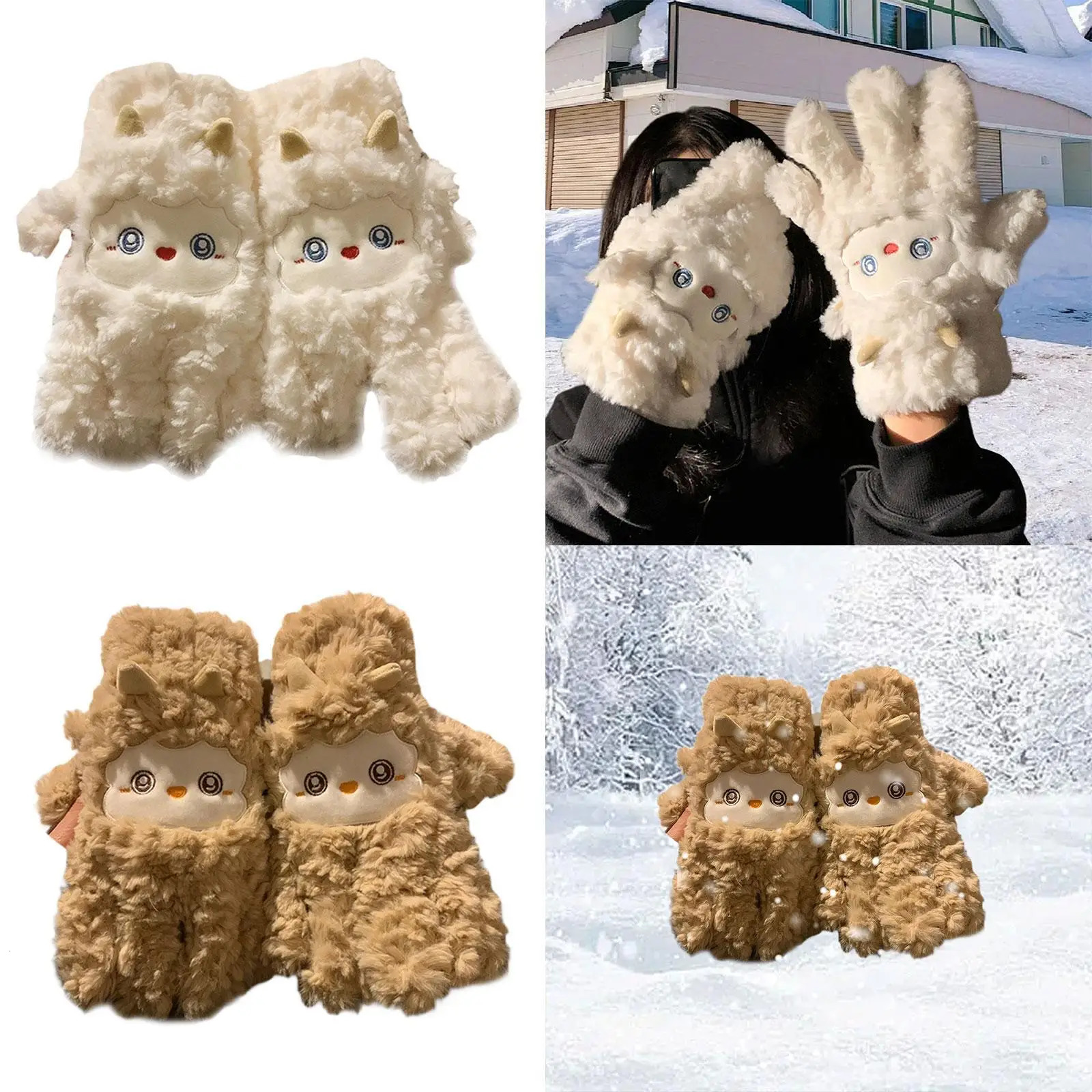 Winter Gloves for Women Lightweight Skin Friendly for Girls Cold Weather Gloves 251021