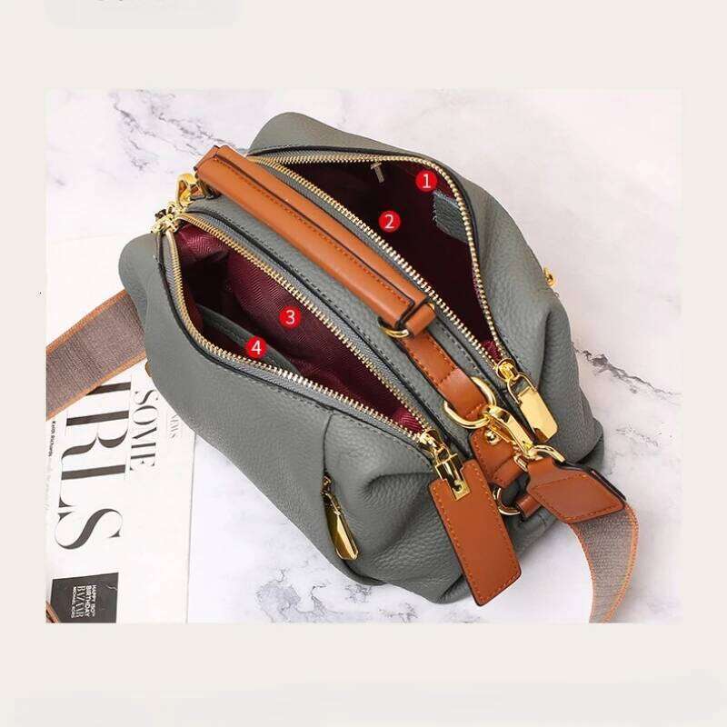 Designer Genuine Leather Shoulder Crossbody Bags For Women Hot Sell Ladies Fashion Handbags Female Messenger Sac A Main Suotong1022