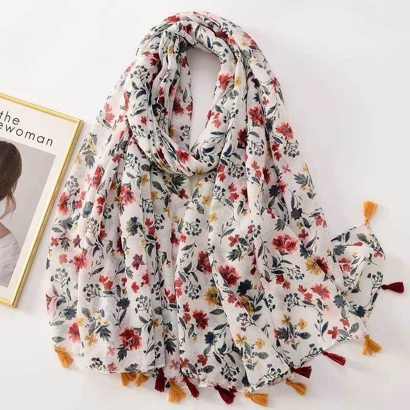 2023 Autumn Fashion Aztec Geometric Tassel Viscose Shawl Scarf Lady High Quality Wrap Stole Bufandas Muslim Hijab Sjaal J251118