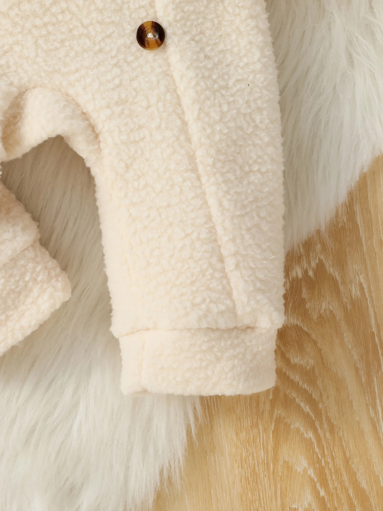 Cut Lovely born Baby Girl Boy Fleece Jumpsuit Autumn Winter Solid Color Long Sleeve Full Length Hooded Warm Romper For 3M24M 251022