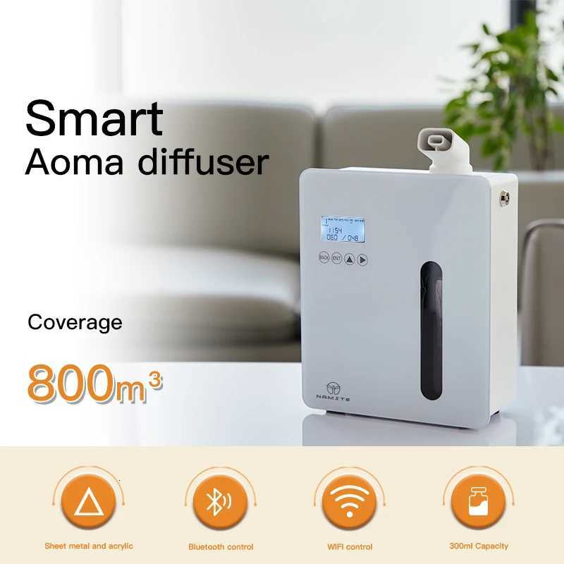 800m Namste Premium Smart WIFI Control Essential Oil Diffuser Aromatherapy Diffuser 300ML Metal Shell for Home Hotel HVAC W251022