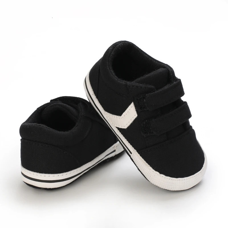 born Baby Boys Girls Classic Sports Sneakers Canvas First Walkers Soft Sole AntiSlip Comfortable Infant Toddler Shoes 251022
