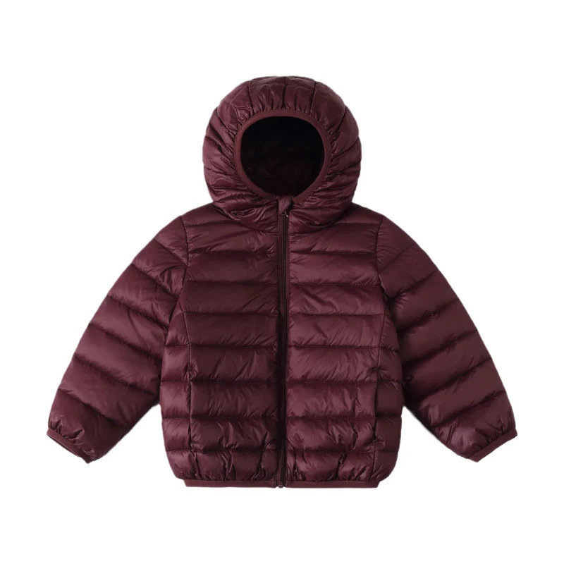 Childrens Lightweight Down Jacket White Duck Down Parka with Hood Autumn and Winter Warm Boys Girls Outdoor Jacket 251021