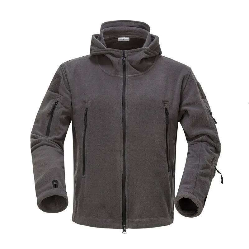 Hunting Hiking US Winter Thermal Fleece Tactical Jacket Outdoors Sports Hooded Coat Outdoor Army Jackets