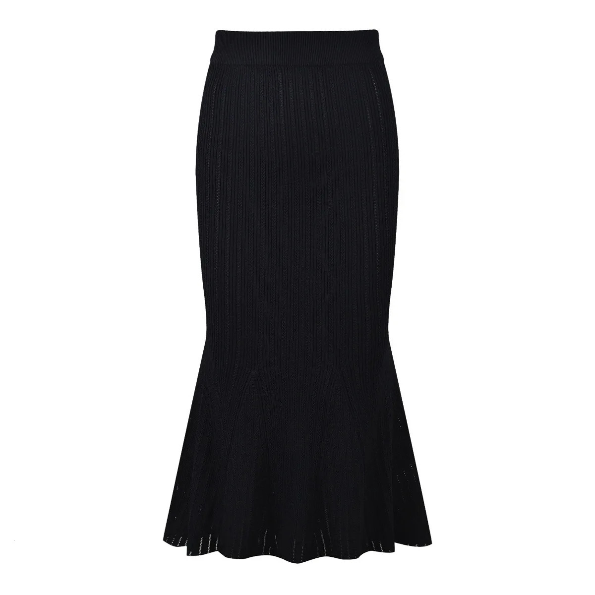 Five Color High Version Diamond Button Versatile Short Sleeved Knitted Top Cardigan Fish Tail Slim Half Skirt Set 251020