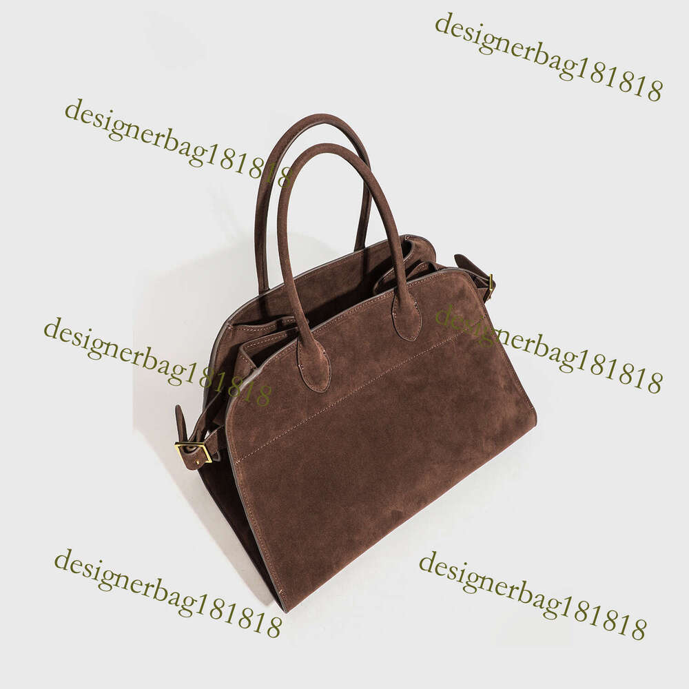designer bag tote bag Suede Cowhide Melad Style Commuter Women's Large Capacity Handheld Tote Bag