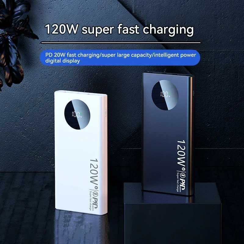 80000mAh High Capacity Power Bank 120W Super Fast Charging Powerbank Portable Battery Charger For iPhone J251114