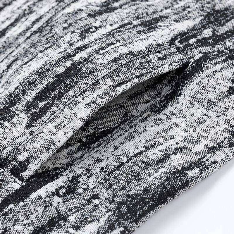 Men Denim Jacket Full Print Floral Vintage Oil Painting Streetwear National Trend Spring Autumn Fashion outdoor Coat