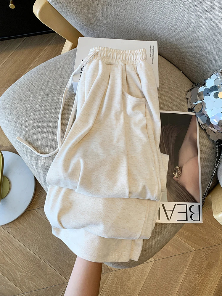 Lazy Style Loose FloorLength Pants Fashion Glutinous Rice WideLeg Pants Women Autumn Winter High Waist Casual Trousers 251022