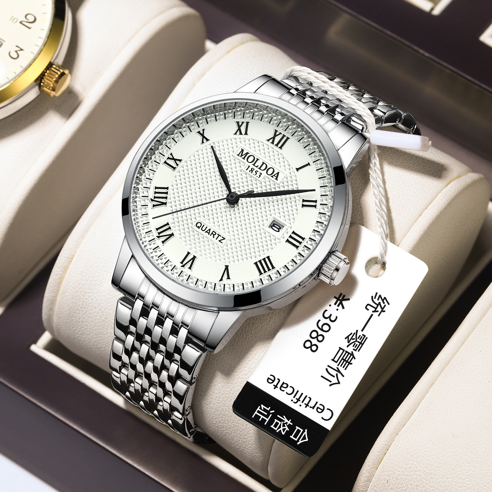 Designer Watch Luxury Watch Swiss Fully Automatic Mechanical Watch Waterproof Calendar Skeleton Quartz Watch High-end Casual Fashion Men's Wristw