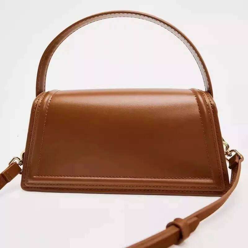 Women's Fashionable Mini Casual Crossbody Black Brown Single Shoulder Bag Hip Hop Style PU Leather Girls Underarm Bags Suo251022