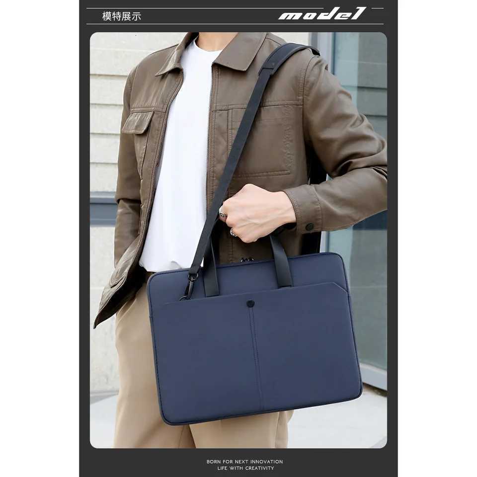 New Business Commuter Laptop Bag 1415 Inch Waterproof Crossbody Bag Handheld Briefcase W251022