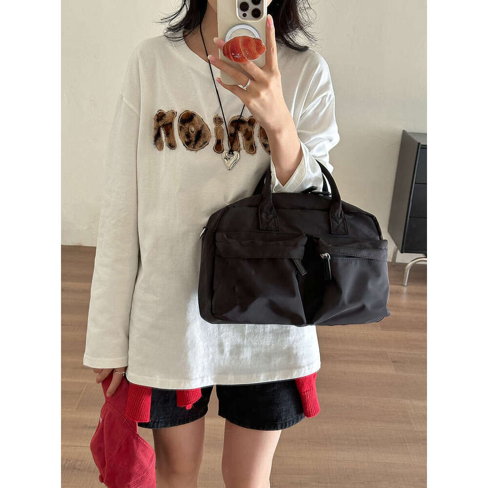 Spring Summer Casual Crossbody For Women Nylon Simple Large Capacity Handbag Commuting New Style Ladies Shoulder Bag B5