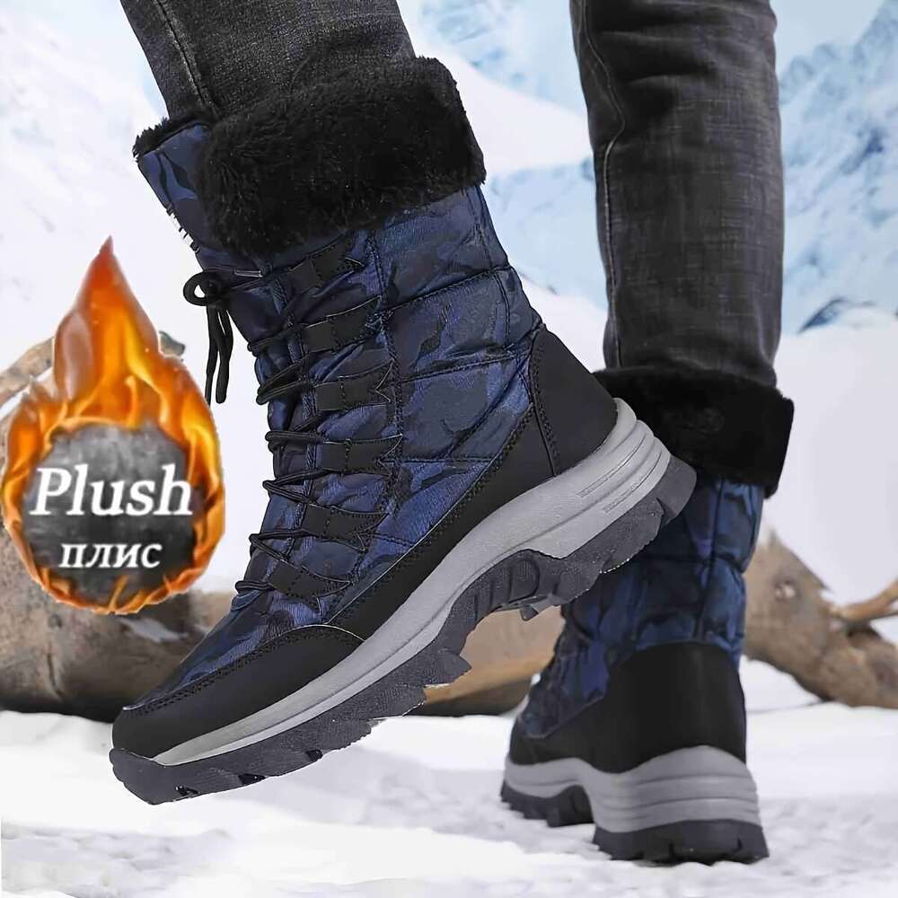 Northeast Thick Snow For Men With Veet Winter Shoes At Minus 40 Degrees Celsius, Warm, Quality, Anti Slip High Wall Long Boots