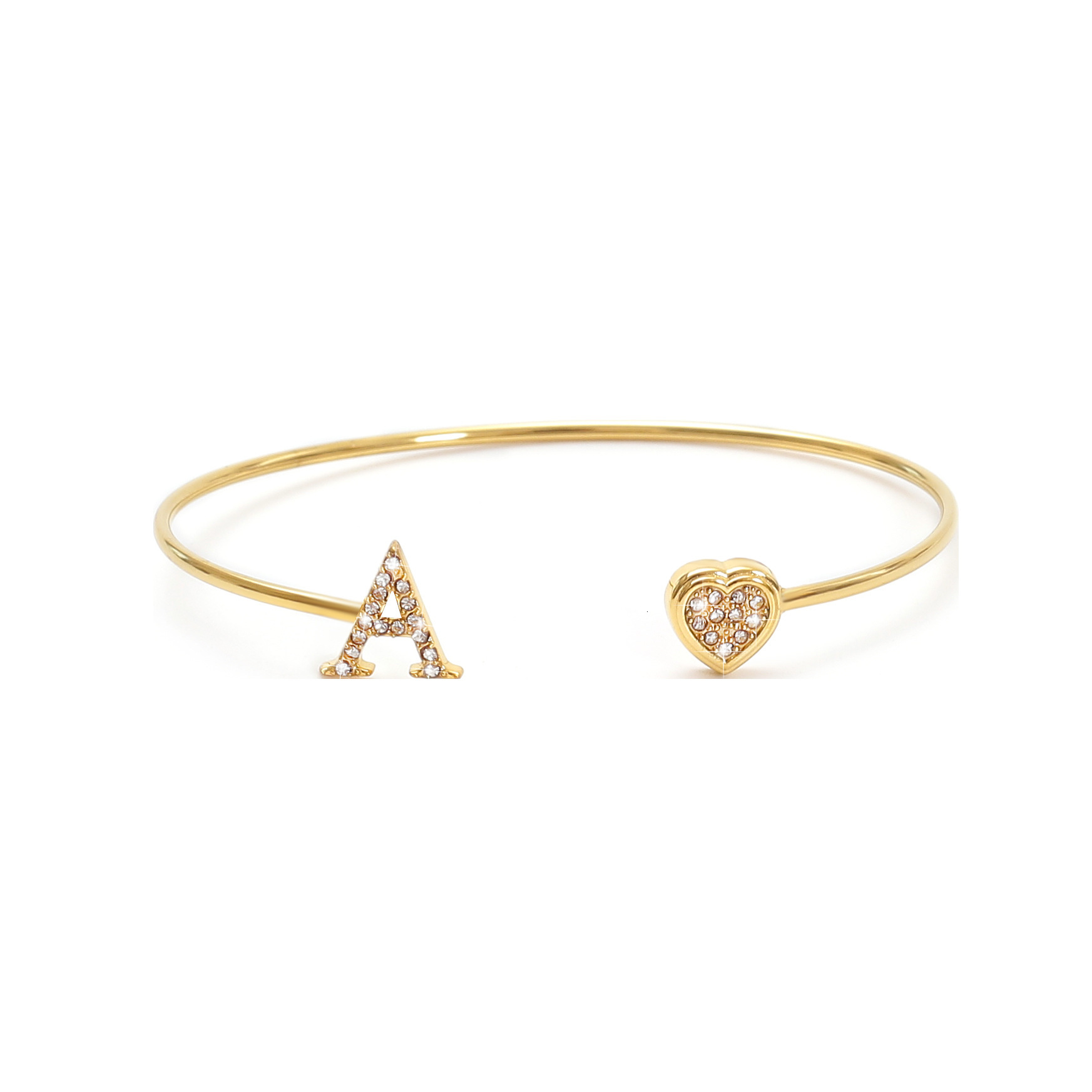 Bracelet designer Titanium Steel Diamond Women's Letter Bracelet Adjustable 18K Gold Inlaid Simple Fashion Bracelet charm bracelet free shipping