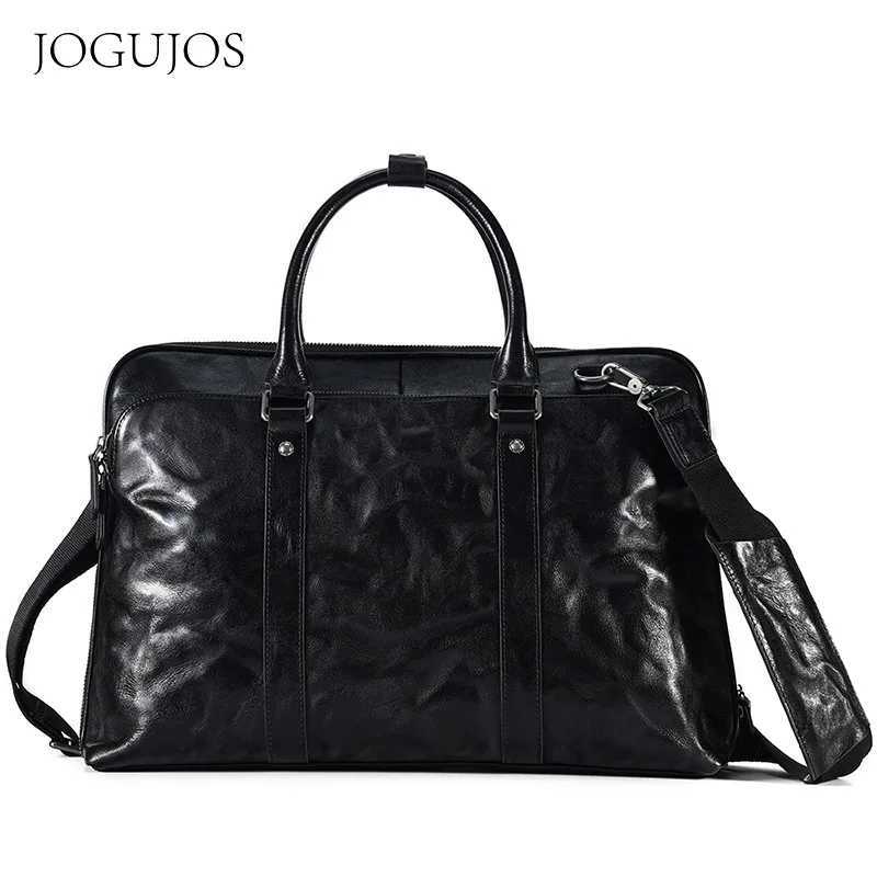 2025 New Genuine Leather Mens Handbags Cowhide Briefcase 14156 Inch Laptop Bag Business Commute Shoulder Crossbody Bags W251022