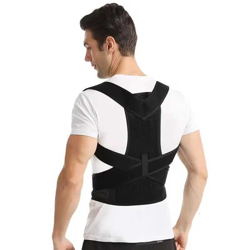 Back Brace Posture Corrector Lumbar Straightener Waist Coluna Postura Vest Correct Corset Shoulder Support Belt for Men Women D251022