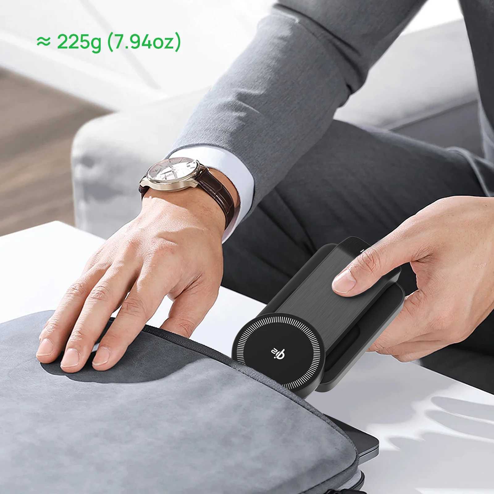 Qi2 Wireless Charger 15W Fast Charging 3 in 1 Magnetic Stand For iphoneairpodsiwatch Potable Pocket Phone Holder for Travel J251114