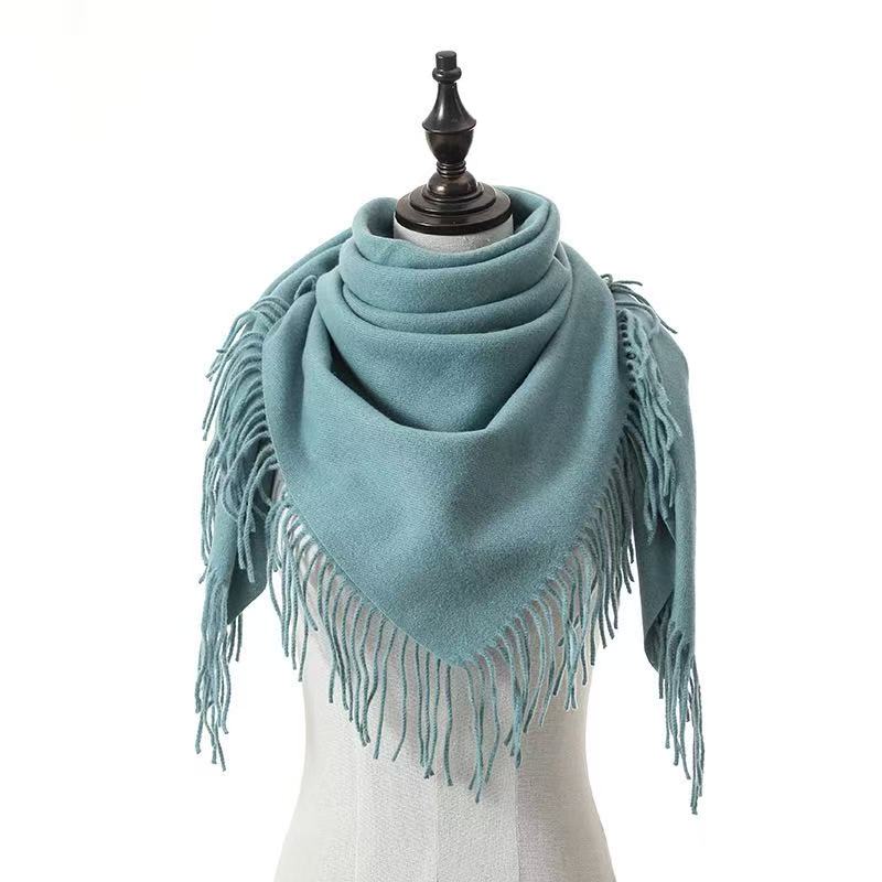 T2126 cashmere scarf women autumn and winter solid color ladies neck scarf