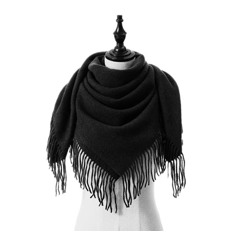 T2126 cashmere scarf women autumn and winter solid color ladies neck scarf