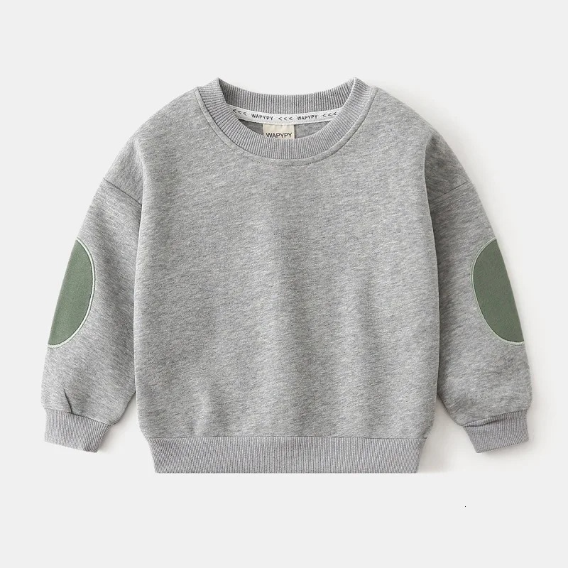 2025 Autumn Children Boy Sweatshirt Korean Style Round Collar Kid Boy Long Sleeve Tops Casual Soft Cotton Toddler Boy Pullover 251021