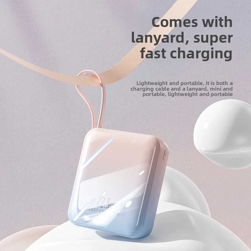 2025 New PD225W Selfequipped Mini Power Bank Super Fast Charging 20000 MA Large Capacity Mobile Power Supply Portable J251114