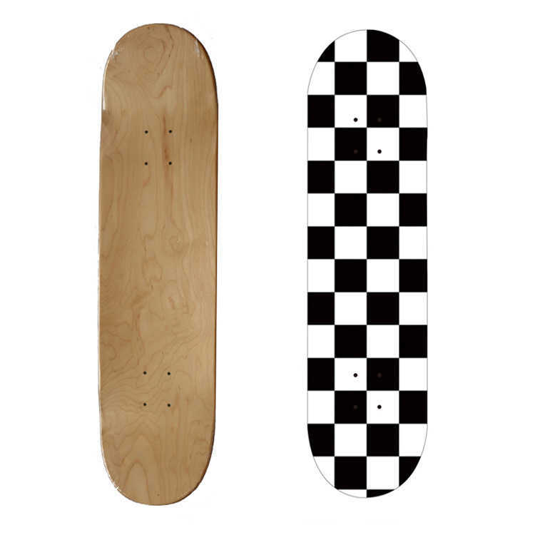 Double Kick Skateboard Full Add Northeast Maple 7Layer Canadian Maple Deck Adult FourWheel Skateboard Professional 318inch W201022