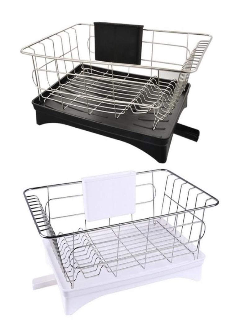 1PCs Multifunctional Stainless Steel Dish Rack Plates Bowl Cup Drying Storage Rack Organizer Kitchen Organizer Storage Racks T20041315734