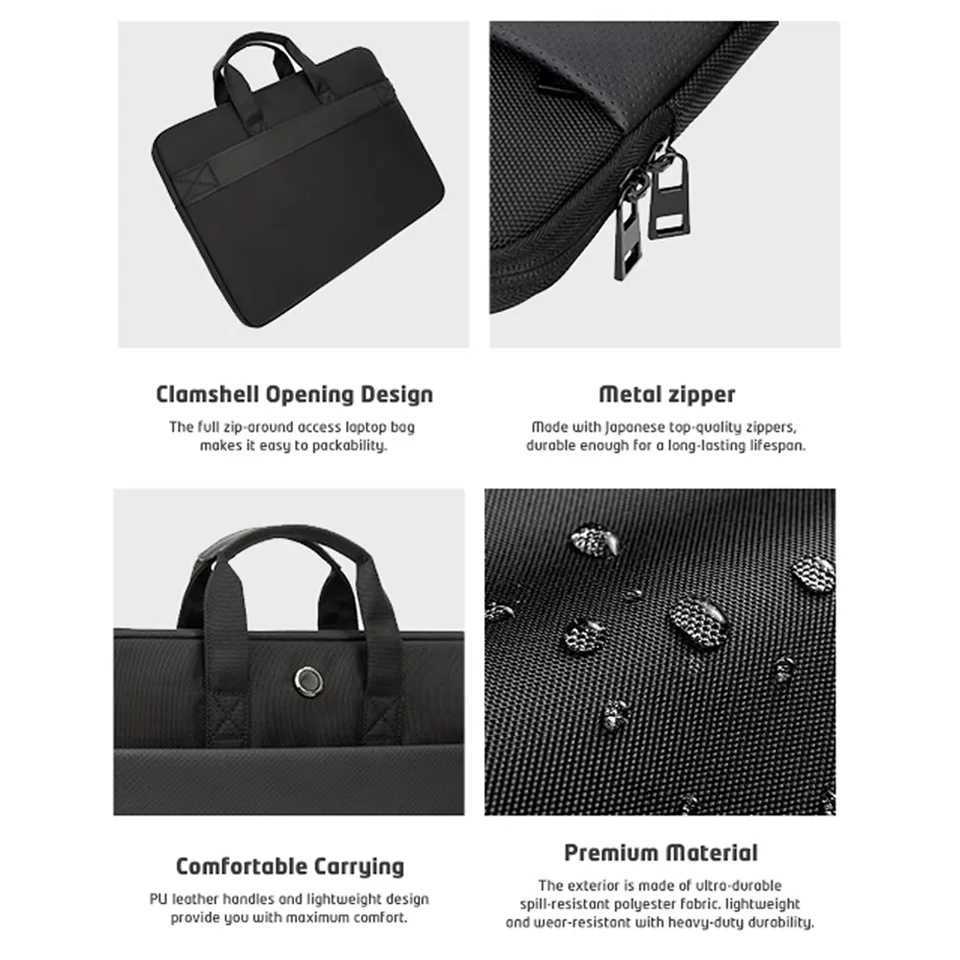 Laptop Bag 14 156 Inch Notebook Handbag For Macbook Case Portable Laptop Sleeve For HP Dell Acer Computer Briefcase Travel Bags W251022