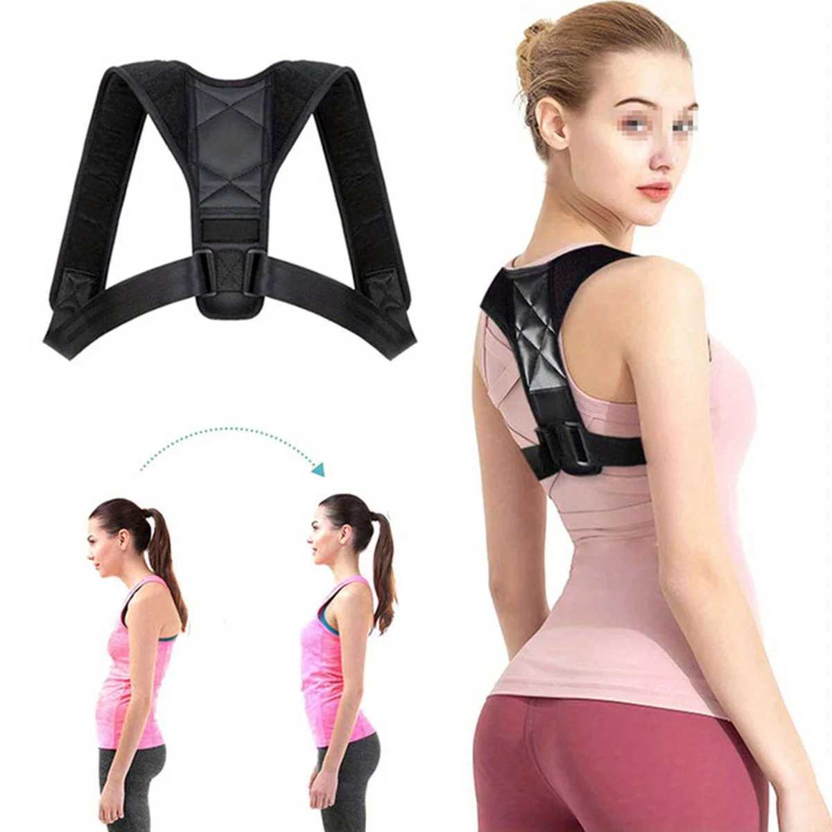 Adjustable Back Straightener Posture Corrector Belt Hunchback Prevention Sitting Posture Unisex Breathable for Men and Women D251022