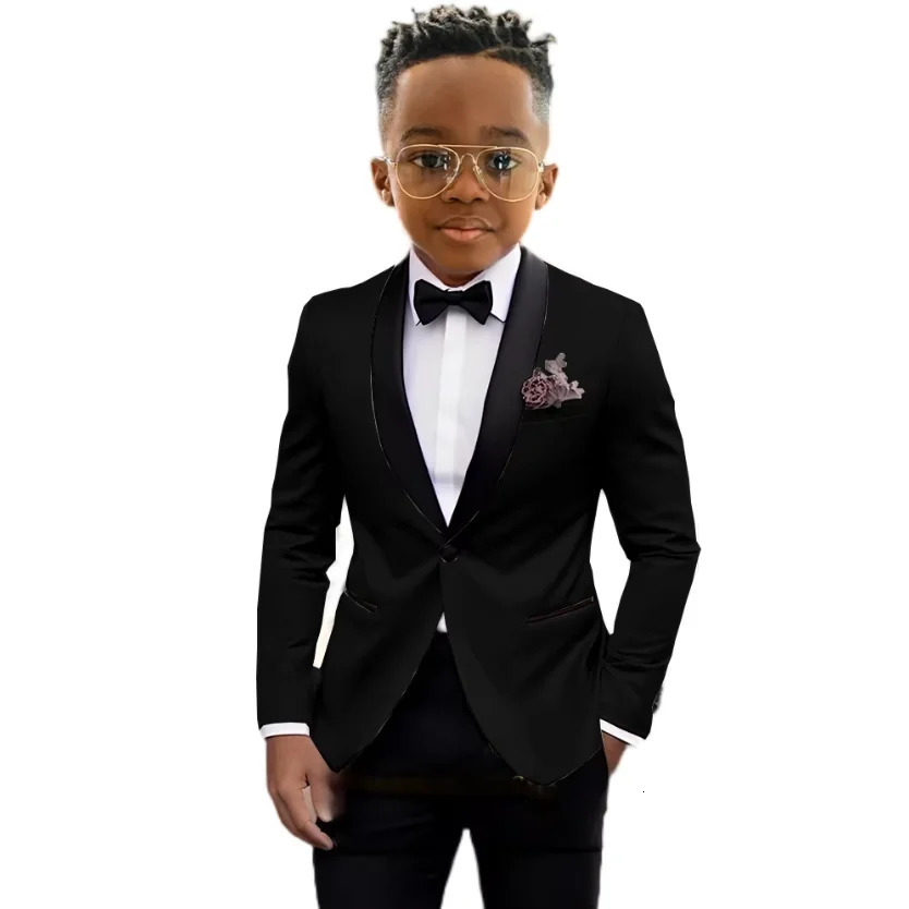 Suit For Boy 2 Piece Blazer Pant Sets Wear Birthday Stage Child Slim Fit Wedding Suit Set Formal Performance Costumes 216 Years 251021