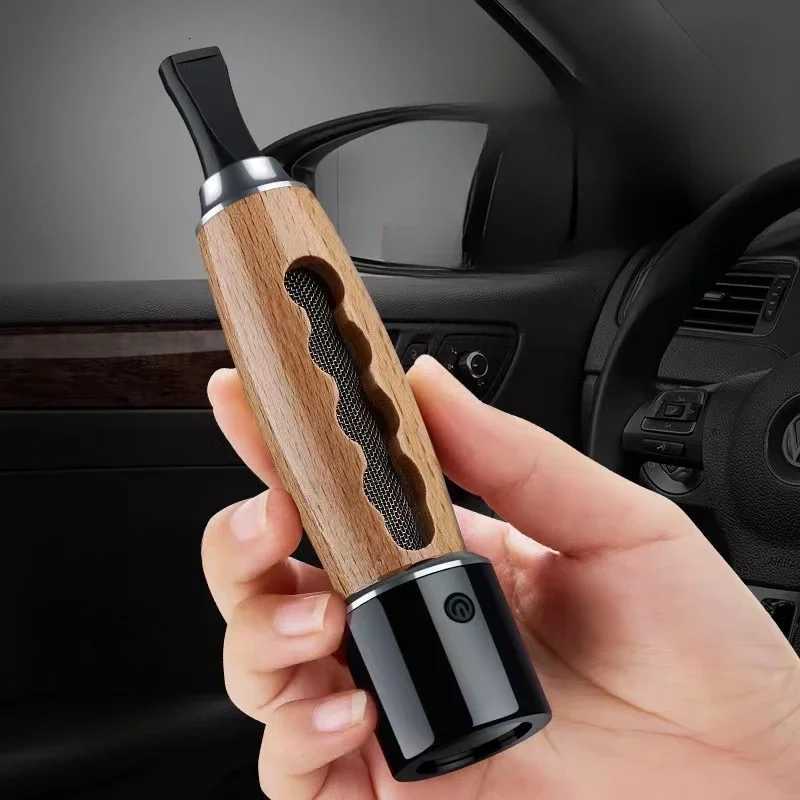 Vintage Wood Grain Creative USB Tungsten Coil Lighter Car Portable Ash Collection Antidirty Cigarettes Filter Charging lighter C251022