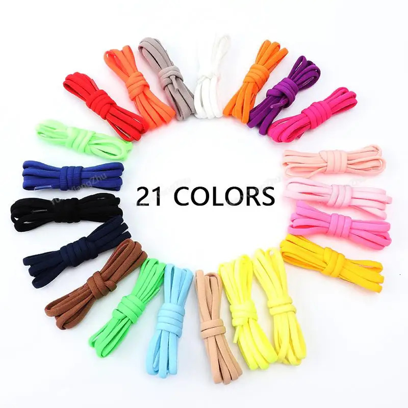 No tie Shoe laces Elastic laces Sneakers Round Shoelaces without ties Quick Shoelace for Shoes Kids Adult One Size fits All shoe251021