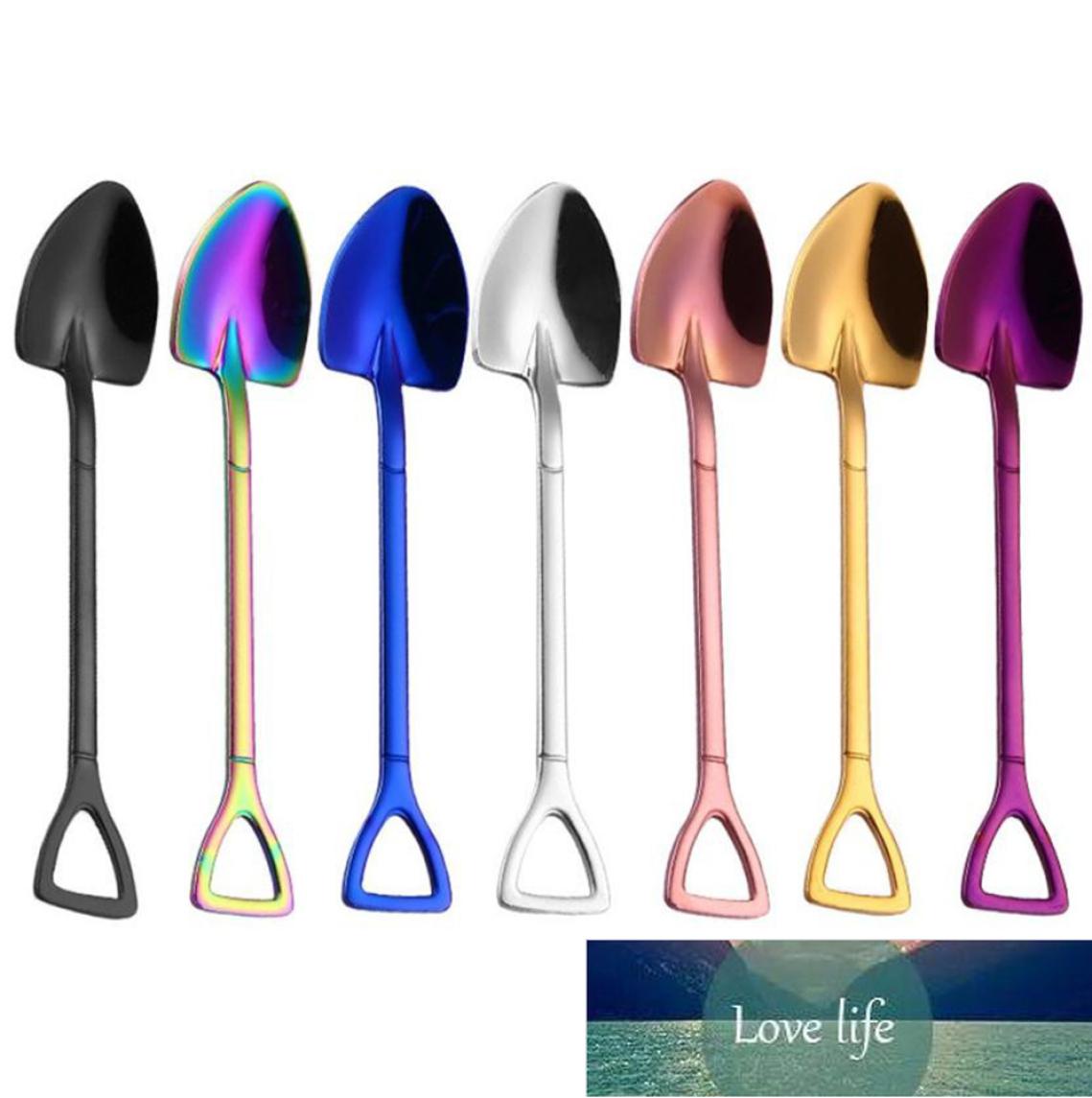Multicolor Spoon Fork Shovel Shape Ice Cream SpoonFork Coffee Ice Cream Tools Kitchen Accessories7650395