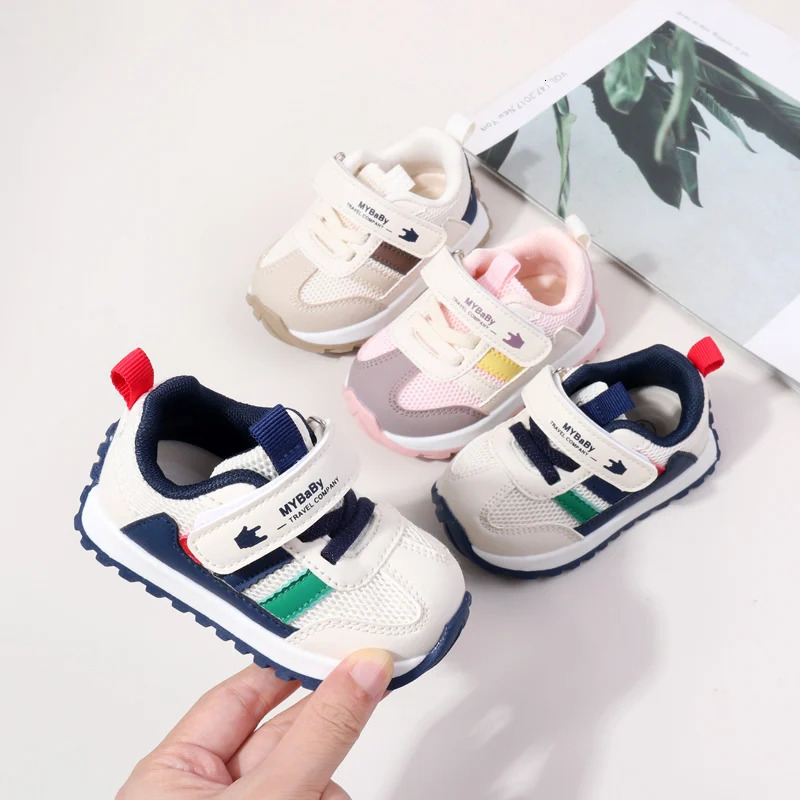 Childern Sports Shoes Spring and Autumn 02 Years Old Baby Girls Boys Sneakers Nonslip Casual Toddler First Walkers 251022