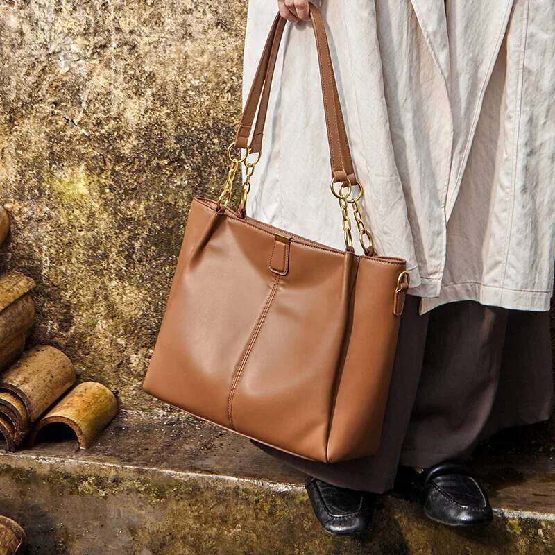 Jonlily Women Genuine Leather Shoulder High Capacity Commuter Female Handbag Totes Crossbody Bag Daybag Purse -Kg2040 Suotong1022