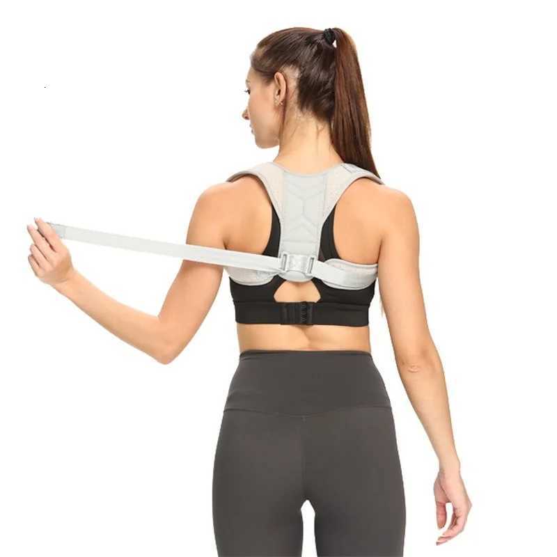 Posture Corrector Unisex Adjustable For Clavicle Spine Support Belt Reshape Your Body Home Office Sport Upper Back Neck Brace D251022