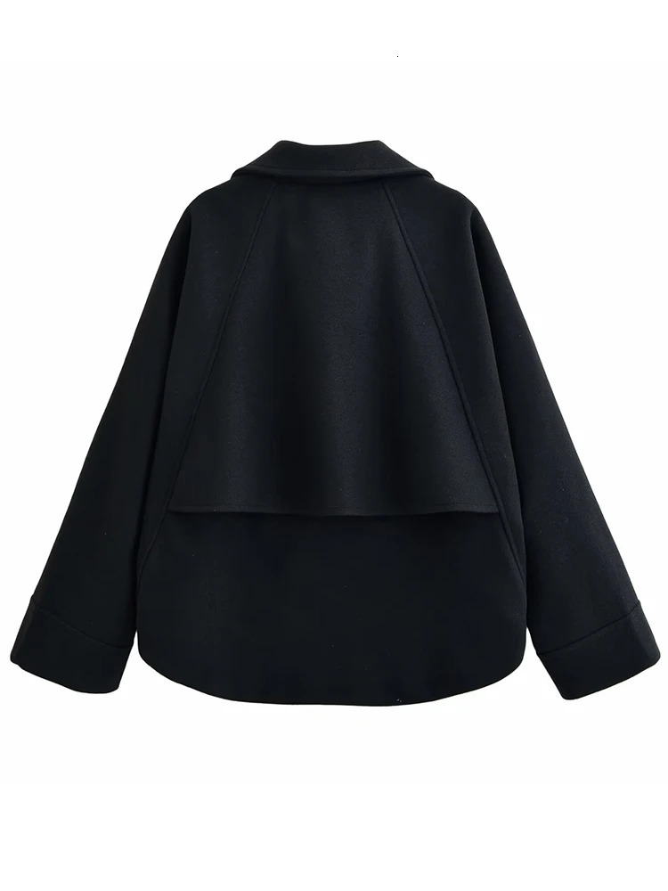 Womens Woolen Jacket Women Long Sleeve Zipper Leisure High Street Short Lady Autumn Winter Fashion Outerwears 251021