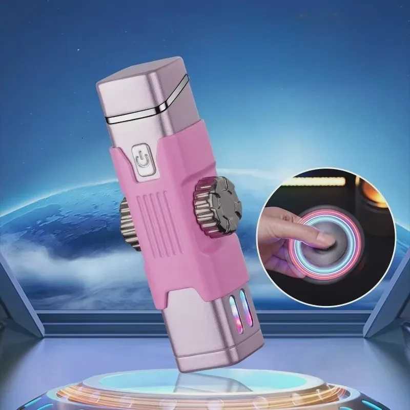 Electric Lighter Fidgets Spinners Windproof Arc Lighter With Rechargeable Design Birthday Present for Dad C251022