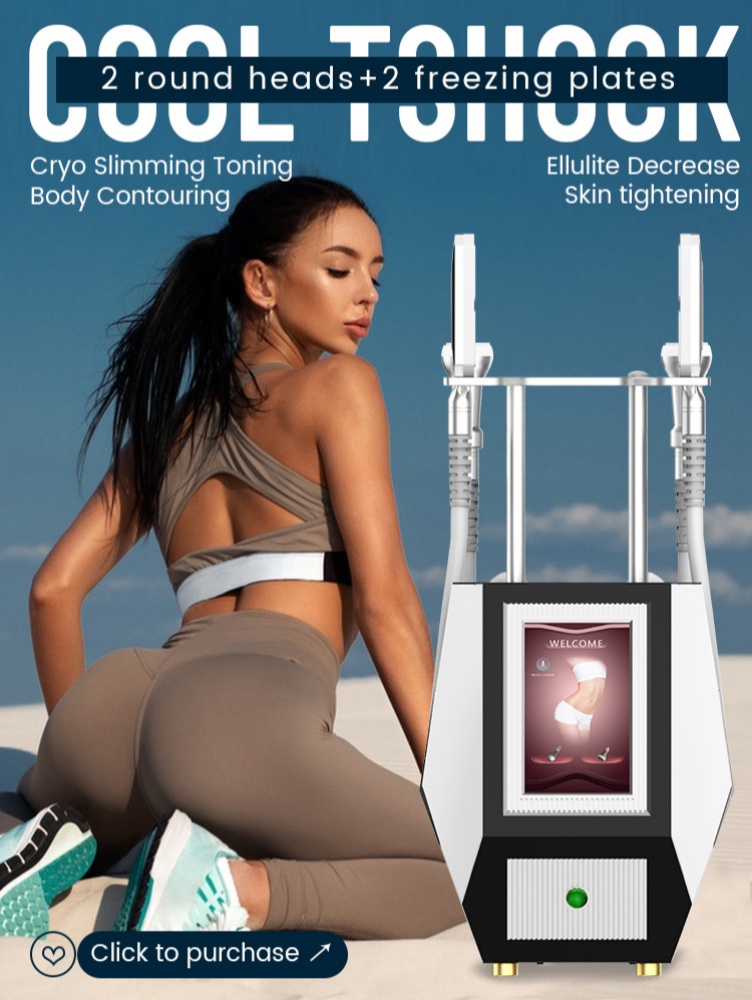 Body Shape Slimming Cryoslim Cool Face Lift Sculpting Machine Fat Removal EMS Paddles Cryo Heating T Shock