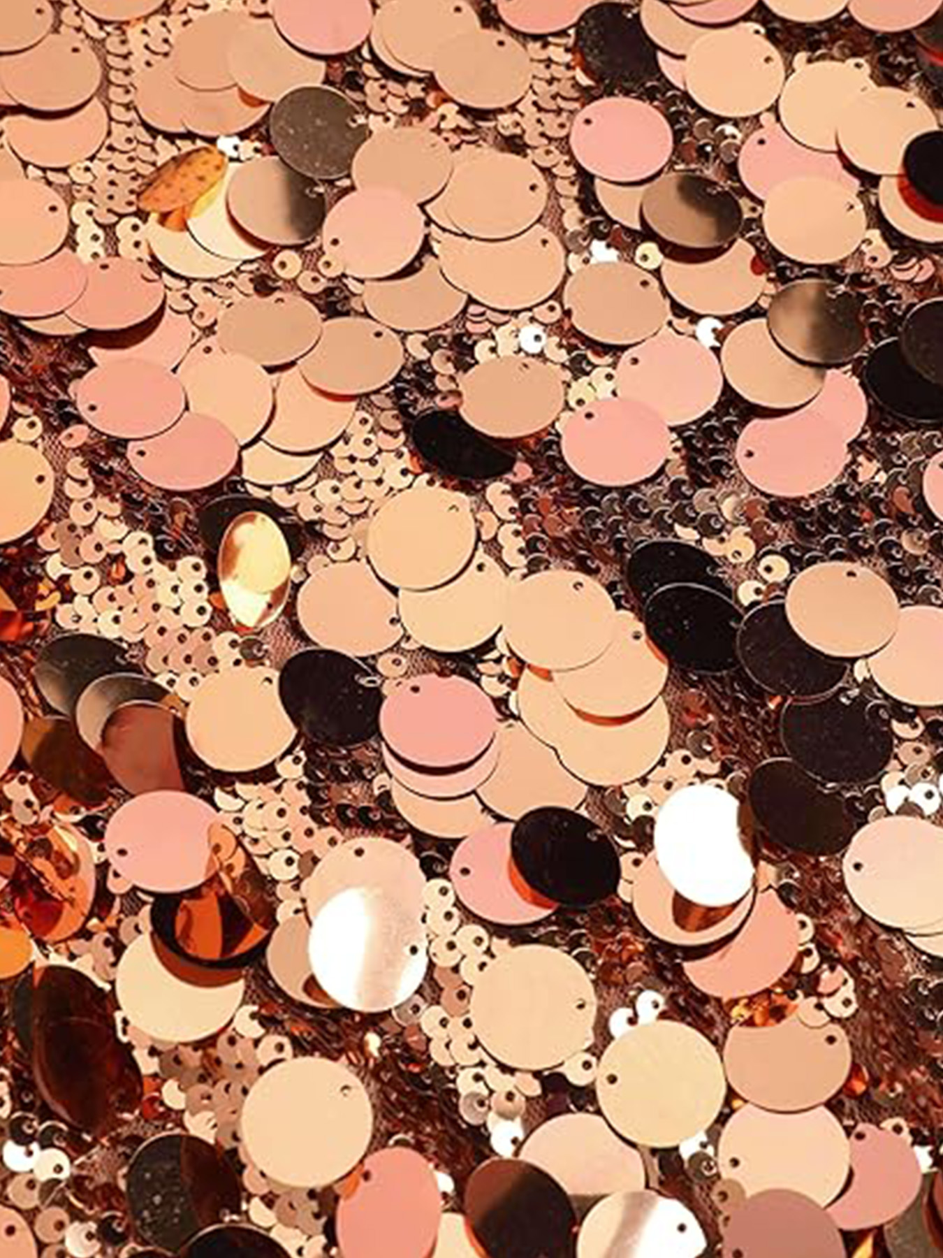 Women's Mememe Brand Sequined Mini Skirt, Fashion Versatile Party Glitter Skirt (S-XL, Coffee Gold/Rose Red/Blue)-D069