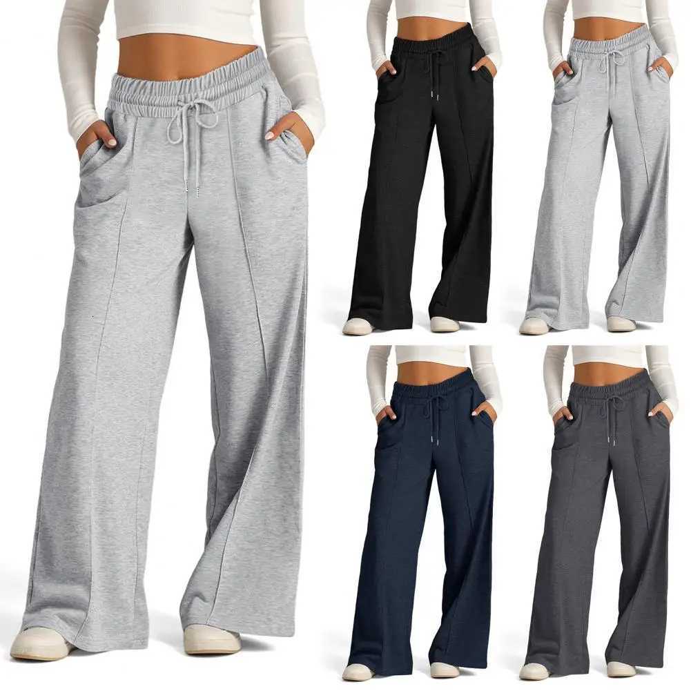 Yoga Straight Leg Sweatpant Straight Leg Womens Loose Tracksuit Pants Wide Leg Outdoor Gym Runing Casual Tracksuit PantsT251022