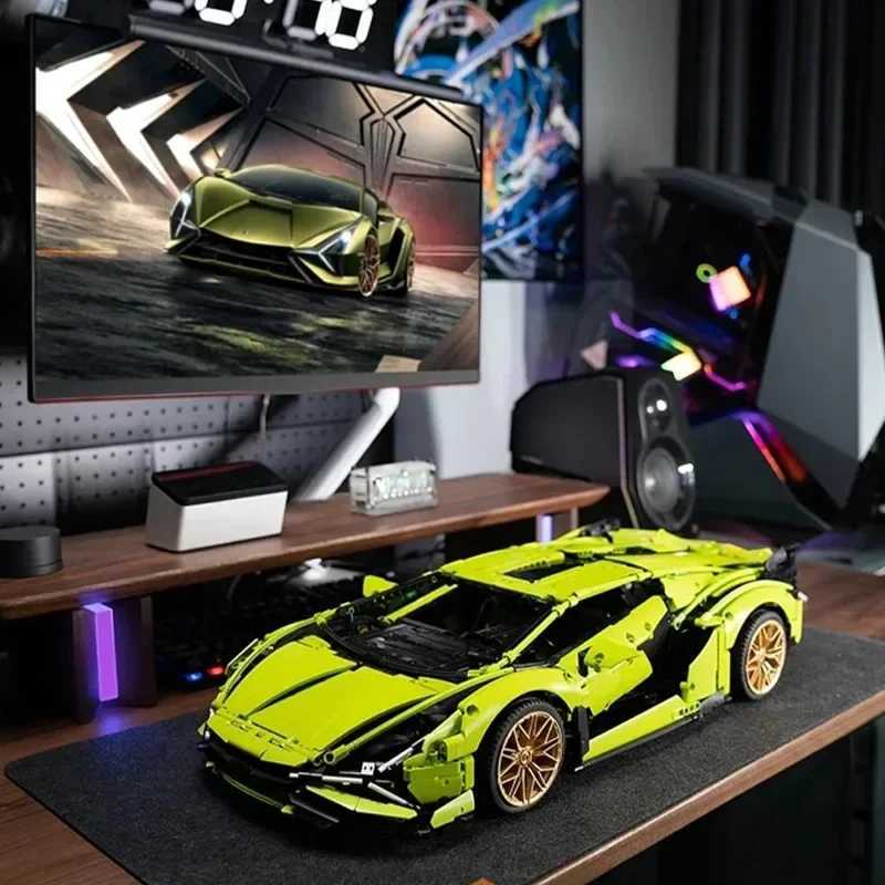 NEW Technical Supercar Super Racing Car Model Building Block 18 Bricks Toys For Adults Boys And Kids Christmas Birthday Gifts J251022
