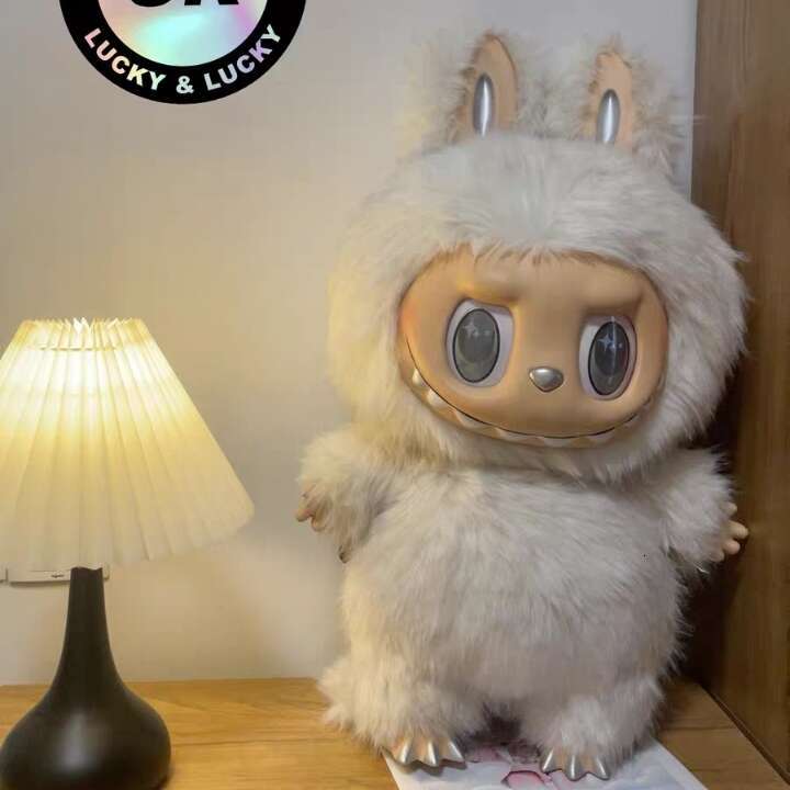 LABUBU Zimomo The Monsters Lovely Angel In Clouds Cute Vinyl Face Doll Big 58Cm Plush Toy Pop