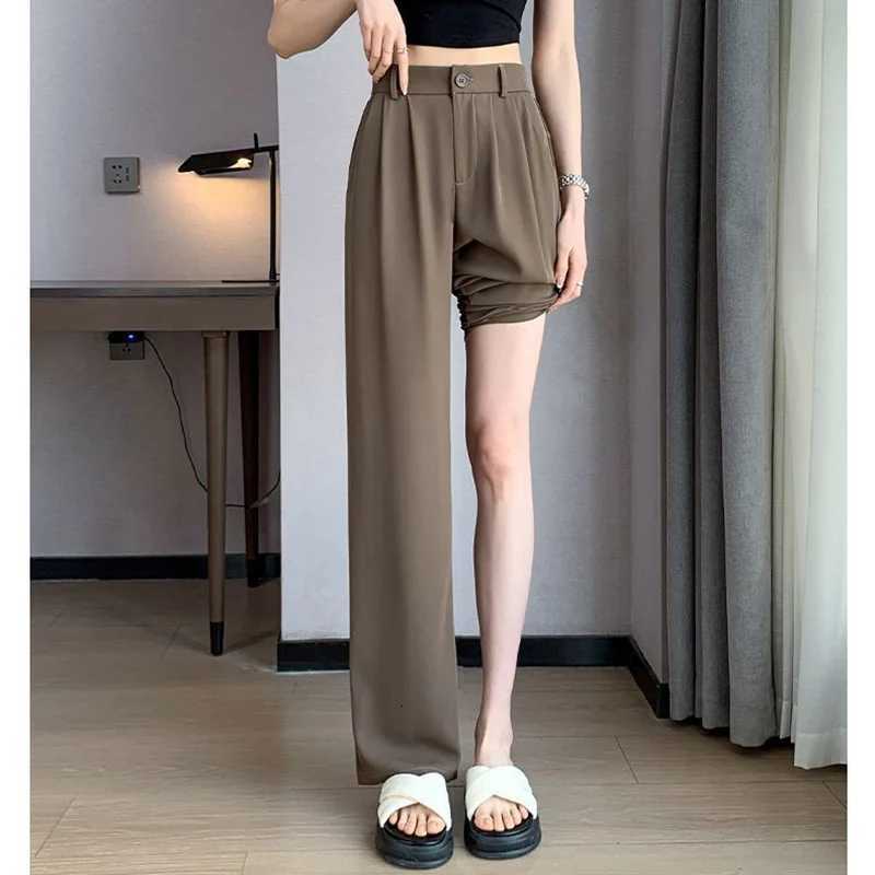 Women Suit Pants Lady Classic Fashion Trousers Female Comfortable Straight Leg Pants Mom Korean Casual Baggy Long SlacksT251022