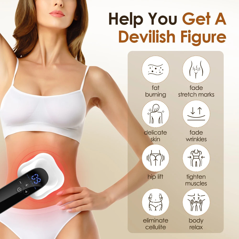 Electric Abdomen Massage Device Deep Tissue and Cellulite Remover Massager for Belly Legs Arms Body Sculpting Machine 251015