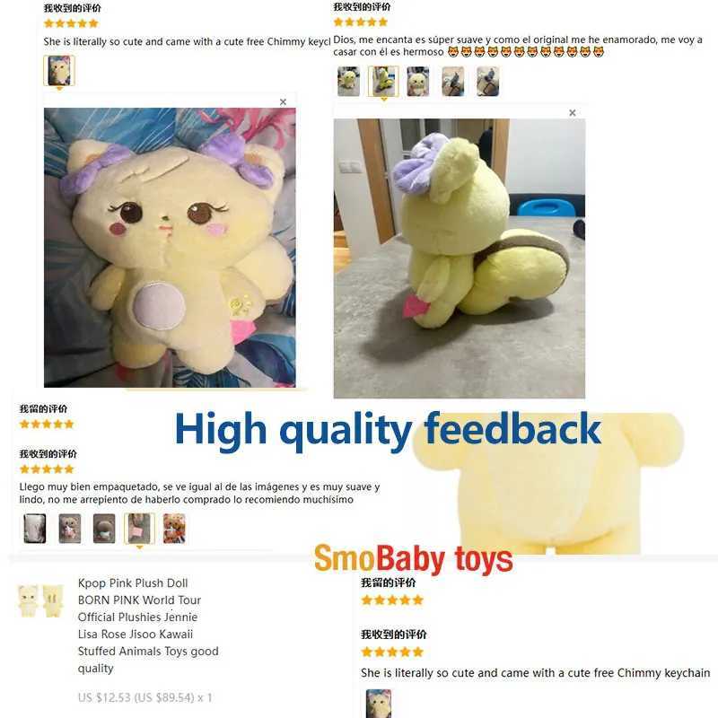 New Pink Plush Doll BORN PINK World Tour Official Plushies Jennie Lisa Rose Jisoo Kawaii Stuffed Animals Toys good qualityL251022