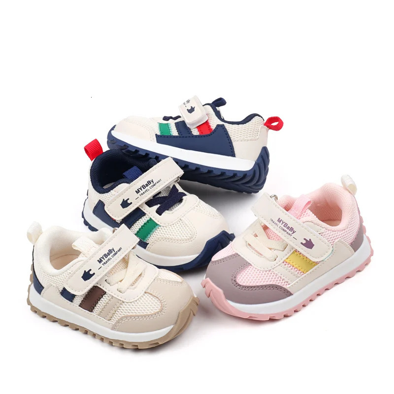 Childern Sports Shoes Spring and Autumn 02 Years Old Baby Girls Boys Sneakers Nonslip Casual Toddler First Walkers 251022
