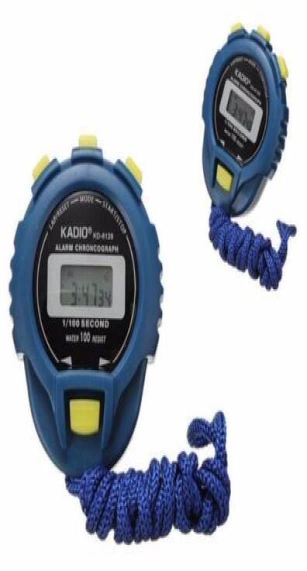 Professinal Quartz Timer Kadio Kd6128 Waterproof Alarm Chronograph Electronic Stopwatch Running Timer Kd 6128 Sports Timer Cca6805315598