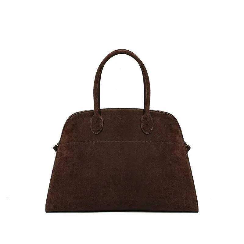Maillard Genuine Tote Bag for Women, Capacity High Quality Suede Reindeer Leather Handbag, Nu 15 s